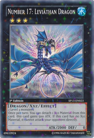 Number 17: Leviathan Dragon [SP13-EN023] Starfoil Rare - PCA Designer Toys