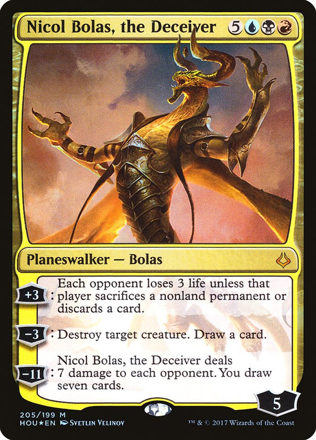 Nicol Bolas, the Deceiver [Hour of Devastation] - PCA Designer Toys