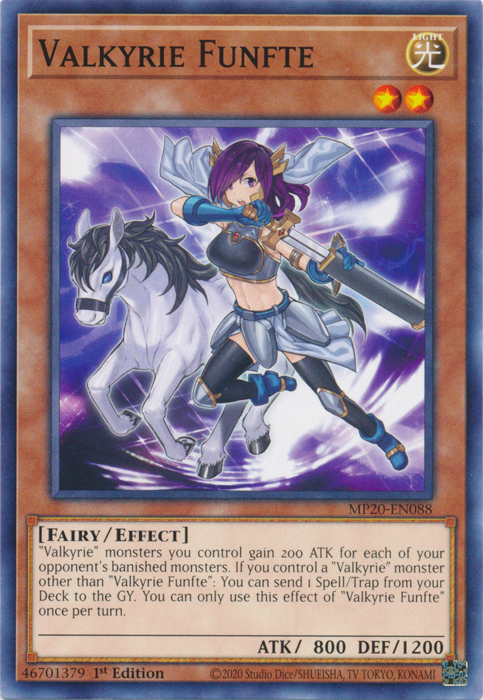 Valkyrie Funfte [MP20-EN088] Common - PCA Designer Toys