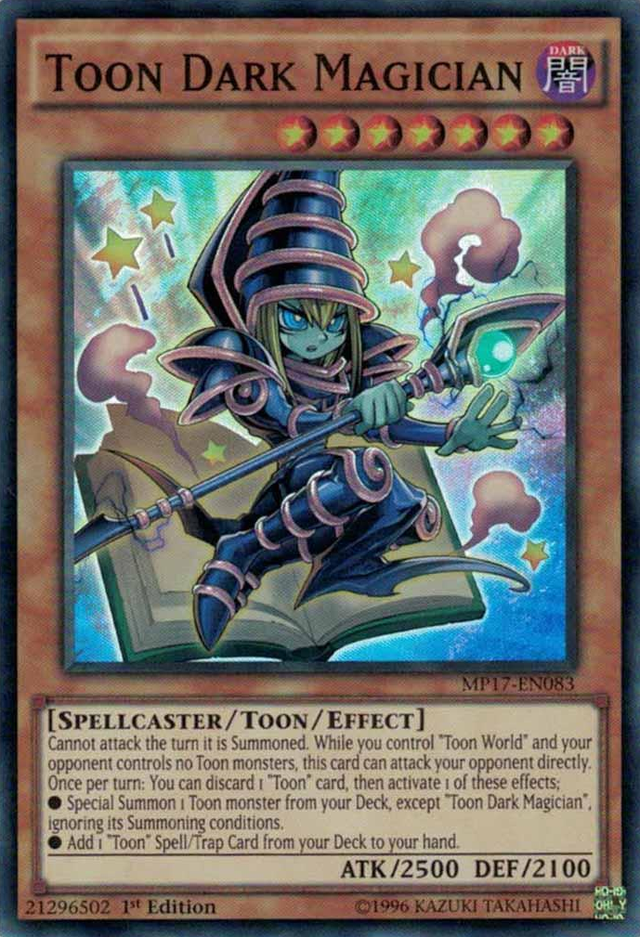 Toon Dark Magician [MP17-EN083] Super Rare - PCA Designer Toys