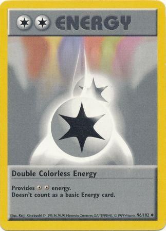 Double Colorless Energy (96/102) [Base Set Shadowless Unlimited] - PCA Designer Toys