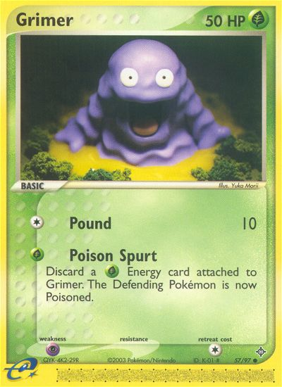 Grimer (57/97) [EX: Dragon] - PCA Designer Toys