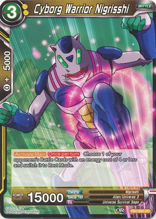 Cyborg Warrior Nigrisshi (TB1-093) [The Tournament of Power] - PCA Designer Toys