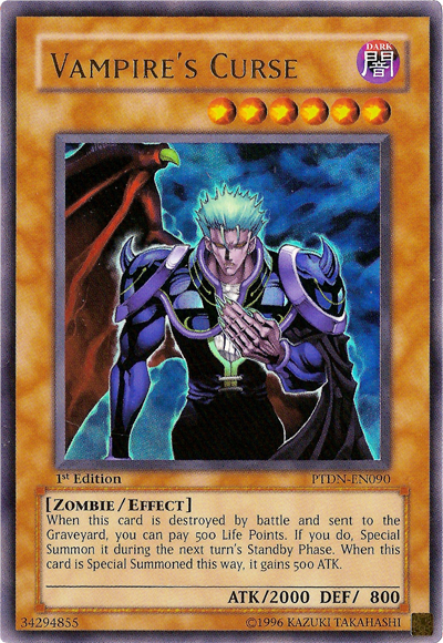 Vampire's Curse [PTDN-EN090] Ultra Rare - PCA Designer Toys