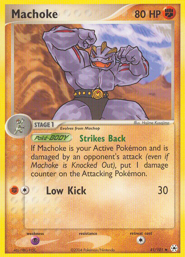 Machoke (41/101) [EX: Hidden Legends] - PCA Designer Toys