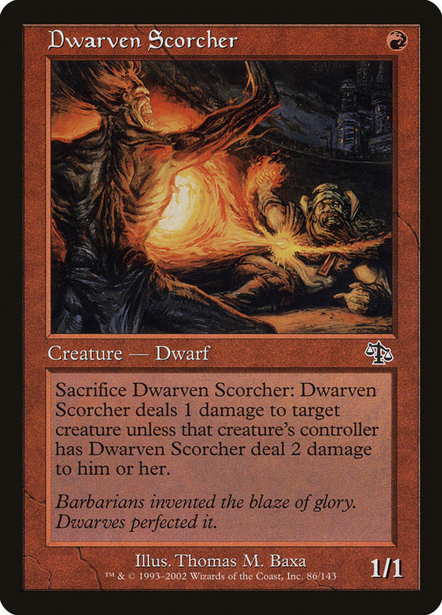 Dwarven Scorcher [Judgment] - PCA Designer Toys