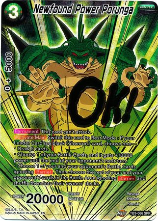 Newfound Power Porunga (SPR) (TB3-066_SPR) [Clash of Fates] - PCA Designer Toys