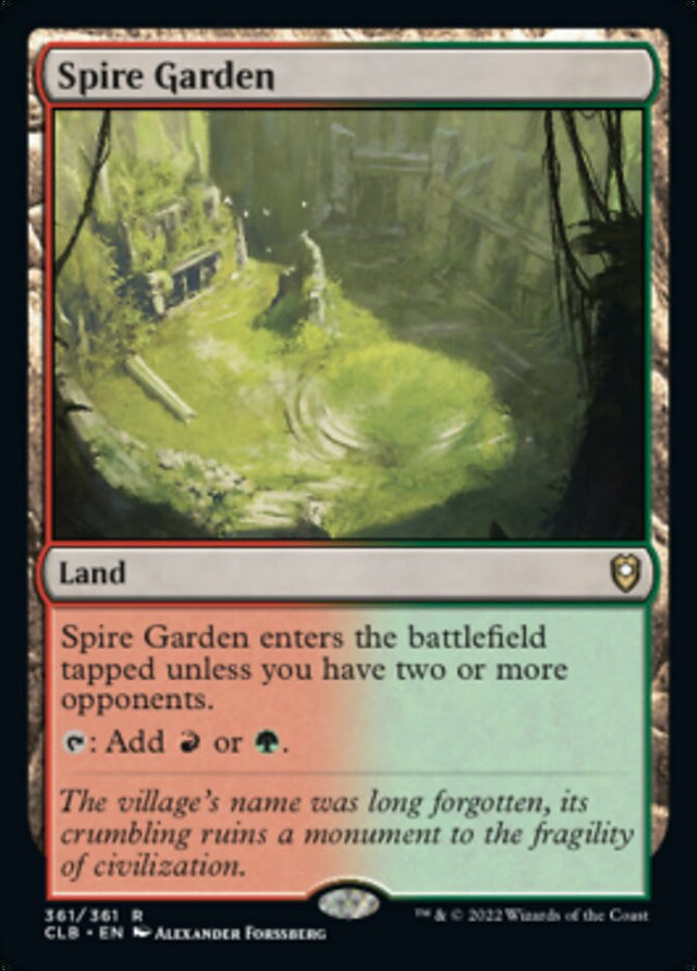 Spire Garden [Commander Legends: Battle for Baldur's Gate] - PCA Designer Toys