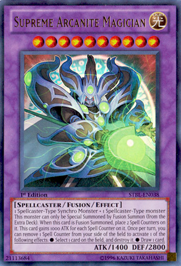 Supreme Arcanite Magician [STBL-EN038] Ultra Rare - PCA Designer Toys
