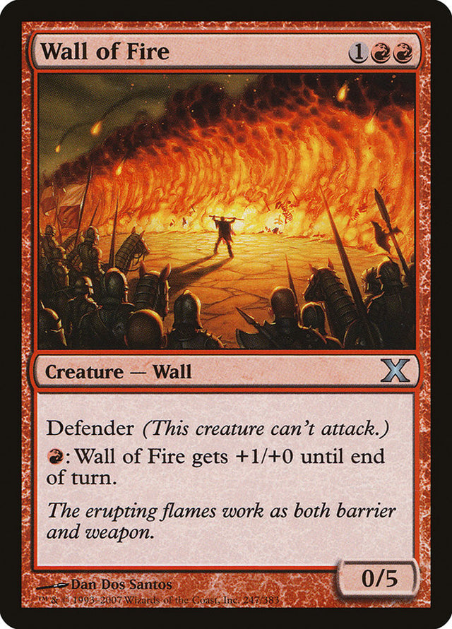 Wall of Fire [Tenth Edition] - PCA Designer Toys
