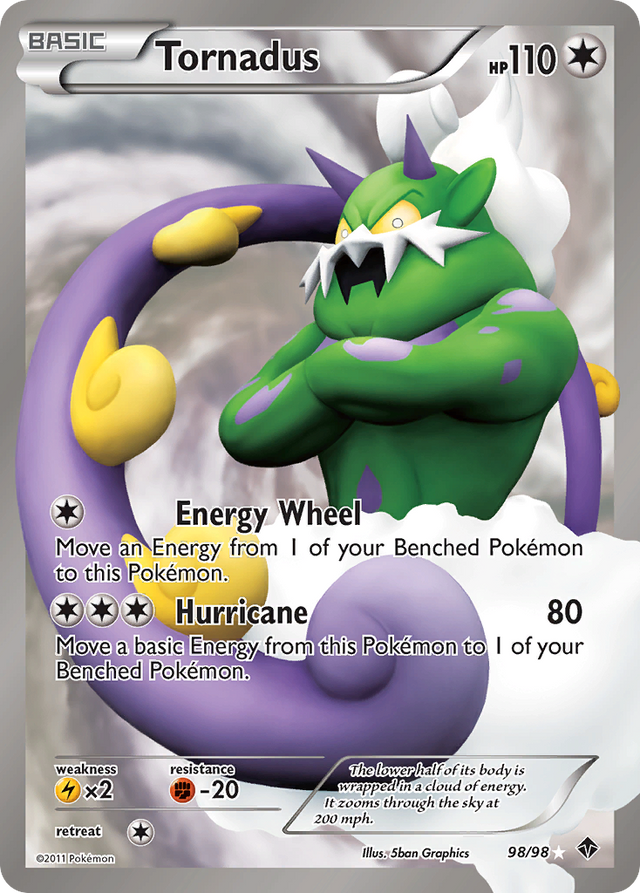 Tornadus (98/98) [Black & White: Emerging Powers] - PCA Designer Toys