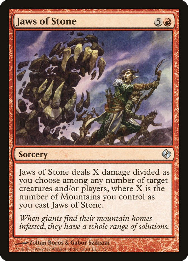 Jaws of Stone [Duel Decks: Venser vs. Koth] - PCA Designer Toys