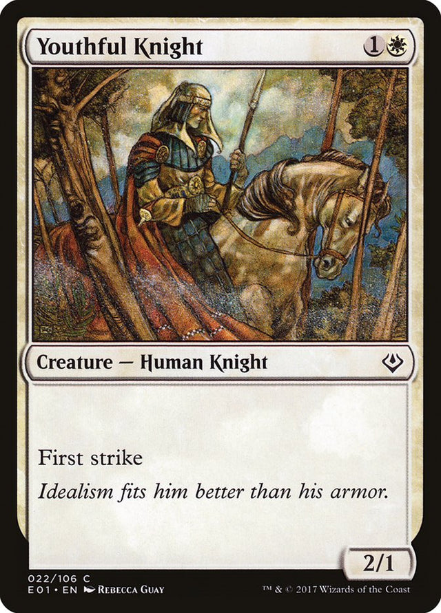 Youthful Knight [Archenemy: Nicol Bolas] - PCA Designer Toys