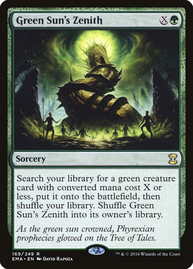 Green Sun's Zenith [Eternal Masters] - PCA Designer Toys