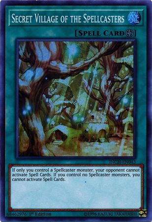 Secret Village of the Spellcasters [INCH-EN043] Super Rare - PCA Designer Toys