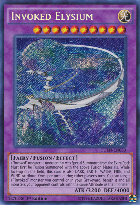 Invoked Elysium [FUEN-EN033] Secret Rare - PCA Designer Toys