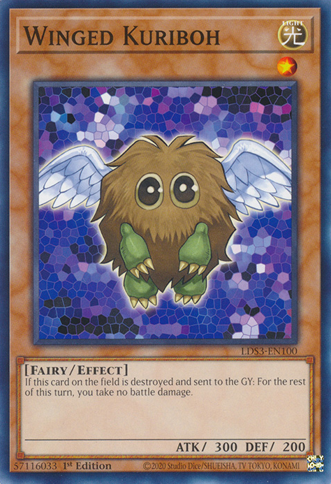 Winged Kuriboh [LDS3-EN100] Common - PCA Designer Toys