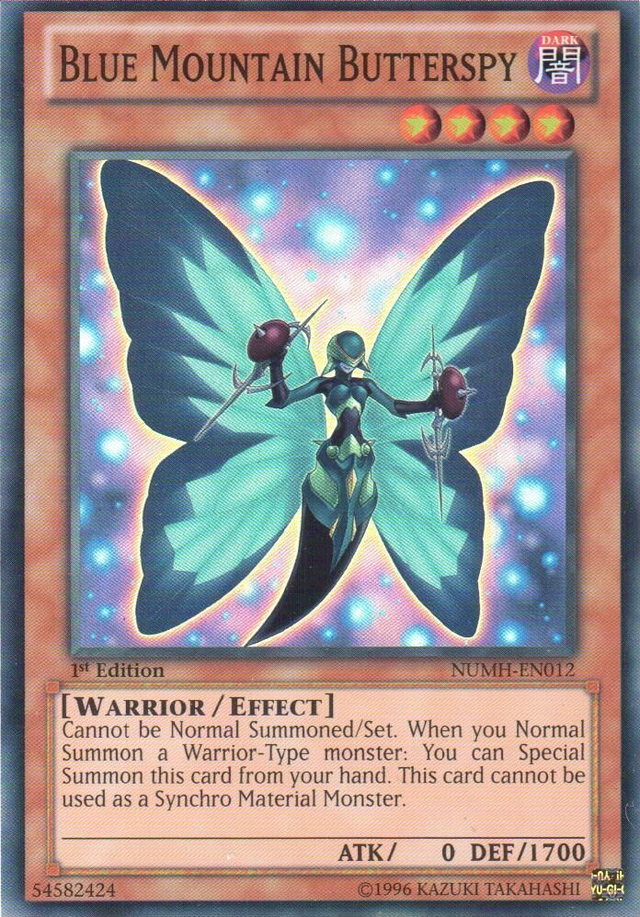 Blue Mountain Butterspy [NUMH-EN012] Super Rare - PCA Designer Toys