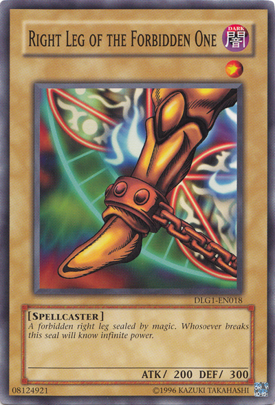 Right Leg of the Forbidden One [DLG1-EN018] Common - PCA Designer Toys