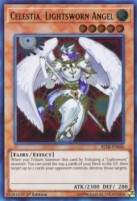 Celestia, Lightsworn Angel [BLLR-EN040] Ultra Rare - PCA Designer Toys