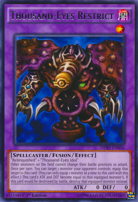 Thousand-Eyes Restrict [DPRP-EN046] Rare - PCA Designer Toys