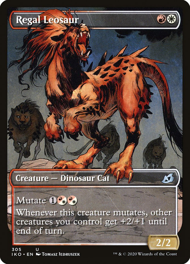 Regal Leosaur (Showcase) [Ikoria: Lair of Behemoths] - PCA Designer Toys