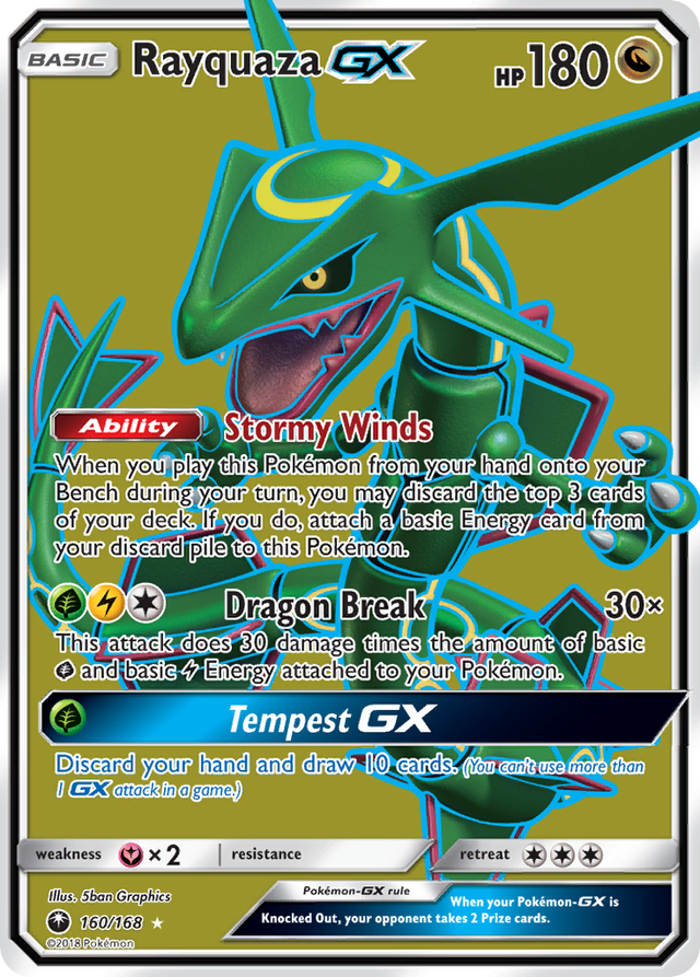 Rayquaza GX (160/168) [Sun & Moon: Celestial Storm] - PCA Designer Toys