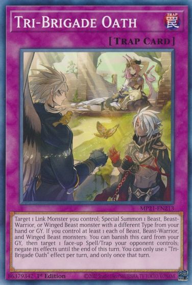 Tri-Brigade Oath [MP21-EN213] Common - PCA Designer Toys