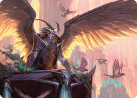 Falco Spara, Pactweaver 1 Art Card [Streets of New Capenna Art Series] - PCA Designer Toys