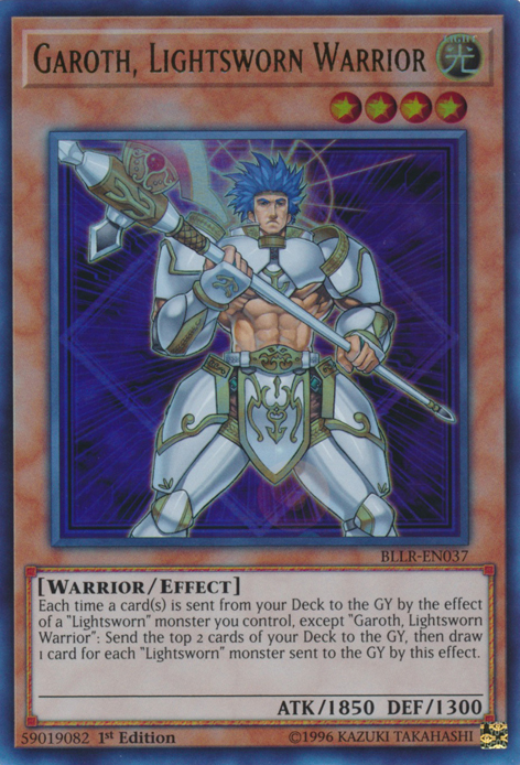 Garoth, Lightsworn Warrior [BLLR-EN037] Ultra Rare - PCA Designer Toys
