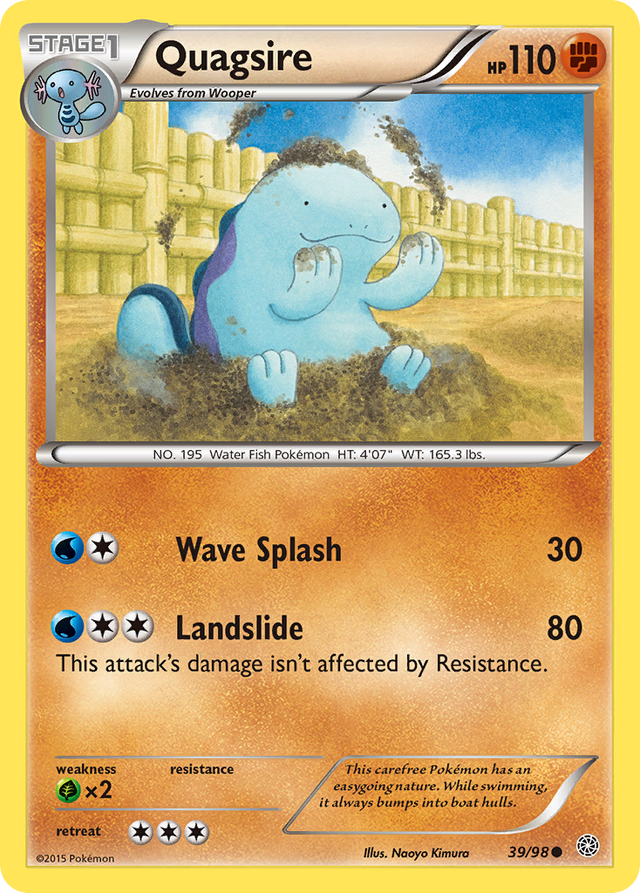 Quagsire (39/98) [XY: Ancient Origins] - PCA Designer Toys