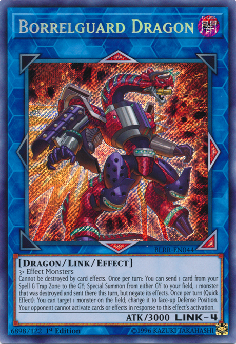 Borrelguard Dragon [BLRR-EN044] Secret Rare - PCA Designer Toys