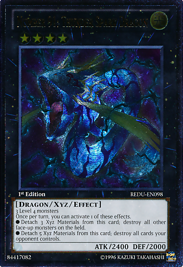 Number 91: Thunder Spark Dragon [REDU-EN098] Ultimate Rare - PCA Designer Toys