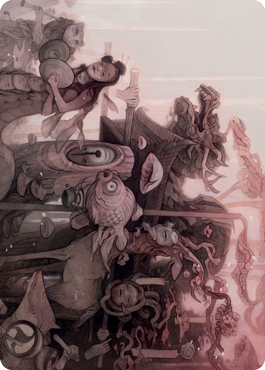 March of Burgeoning Life Art Card [Kamigawa: Neon Dynasty Art Series] - PCA Designer Toys