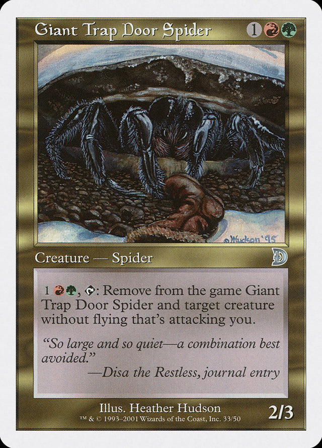 Giant Trap Door Spider [Deckmasters] - PCA Designer Toys