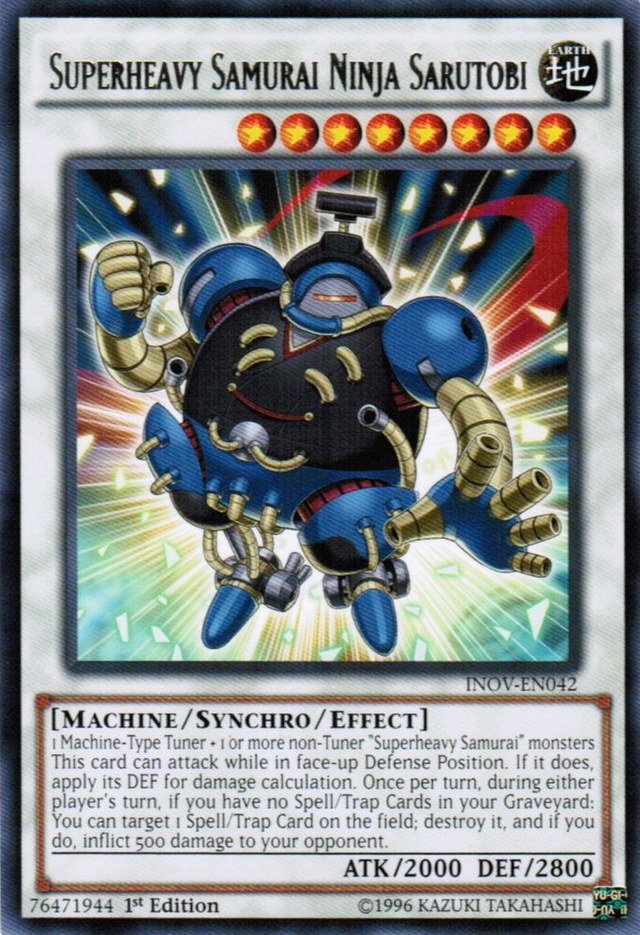 Superheavy Samurai Ninja Sarutobi [INOV-EN042] Rare - PCA Designer Toys