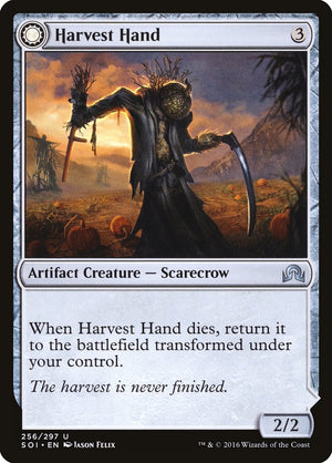 Harvest Hand // Scrounged Scythe [Shadows over Innistrad] - PCA Designer Toys