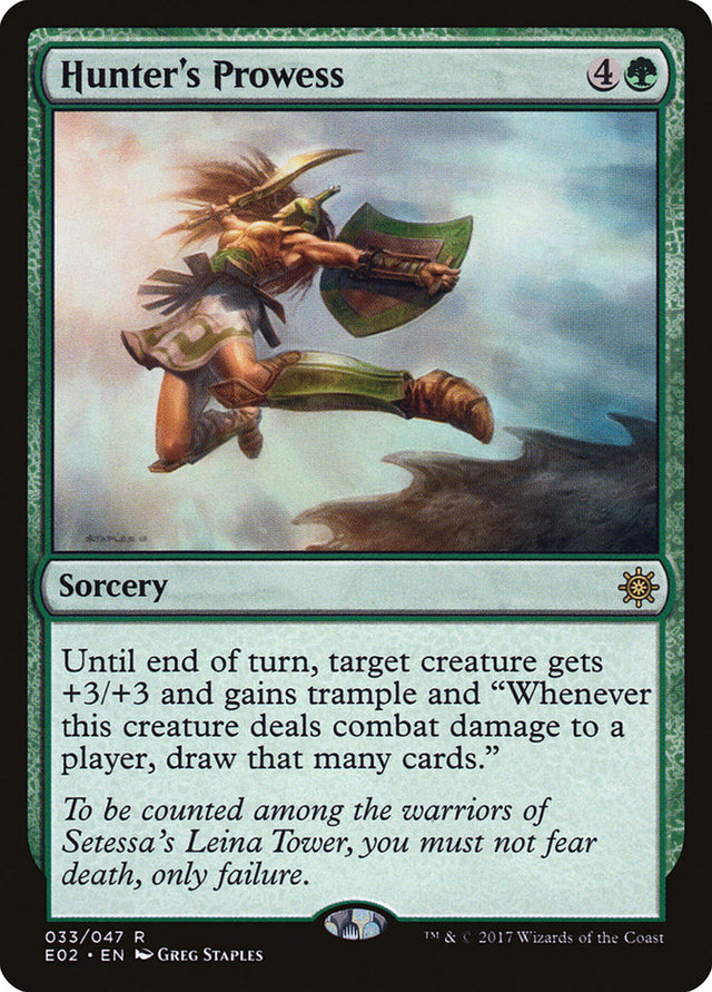 Hunter's Prowess [Explorers of Ixalan] - PCA Designer Toys