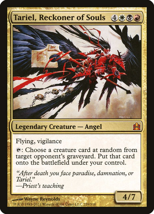 Tariel, Reckoner of Souls [Commander 2011] - PCA Designer Toys