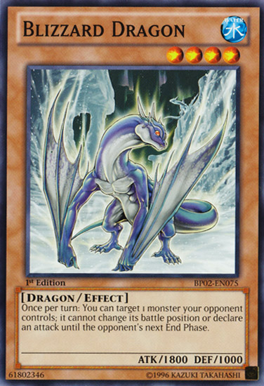 Blizzard Dragon [BP02-EN075] Mosaic Rare - PCA Designer Toys