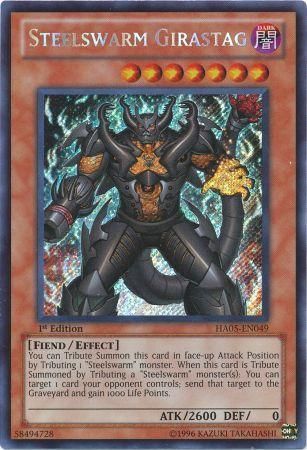 Steelswarm Girastag [HA05-EN049] Secret Rare - PCA Designer Toys
