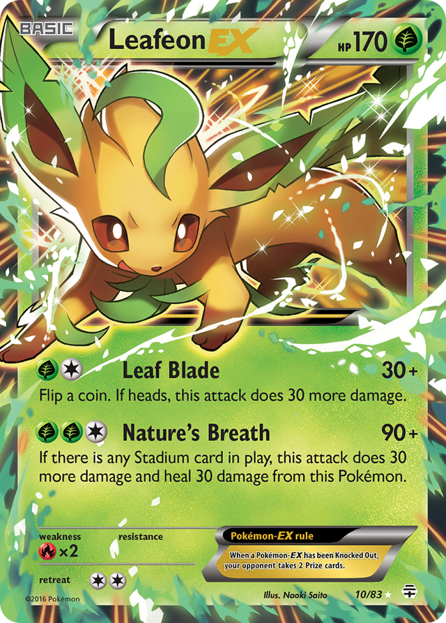Leafeon EX (10/83) [XY: Generations] - PCA Designer Toys