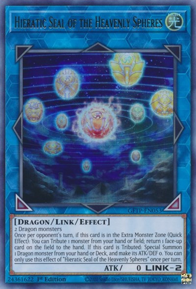 Hieratic Seal of the Heavenly Spheres [GFTP-EN053] Ultra Rare - PCA Designer Toys