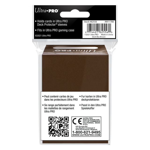 Ultra PRO: 80+ Deck Box - Brown