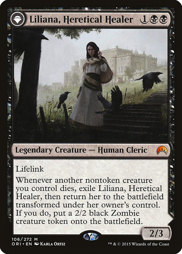 Liliana, Heretical Healer // Liliana, Defiant Necromancer [Magic Origins] - PCA Designer Toys