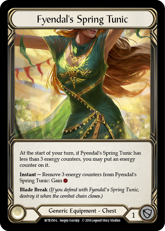 Fyendal's Spring Tunic [WTR150-L] (Welcome to Rathe)  Alpha Print Cold Foil - PCA Designer Toys