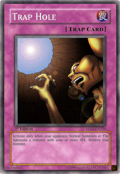 Trap Hole [5DS1-EN036] Common - PCA Designer Toys