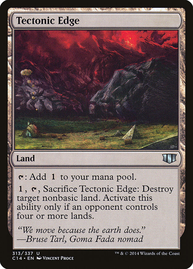 Tectonic Edge [Commander 2014] - PCA Designer Toys