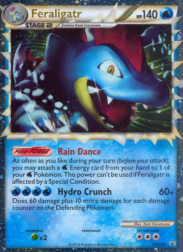 Feraligatr (HGSS07) [HeartGold & SoulSilver: Black Star Promos] - PCA Designer Toys
