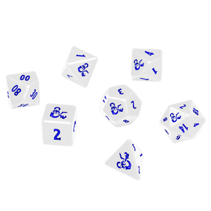 Ultra PRO: Heavy Metal Dice - Icewind Dale (7-Dice Set / White)